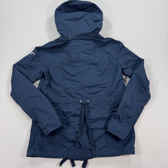 Abercrombie & Fitch Women's Jacket Hooded Size Small 4 Pocket's Zip and Snap - Picture 2 of 9